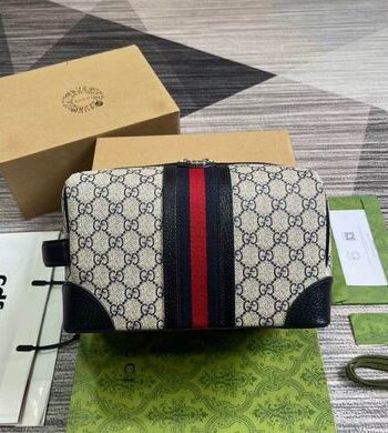 GG Savoy Series Toiletry Bag in Monogram Canvas 26X16.5X16cm