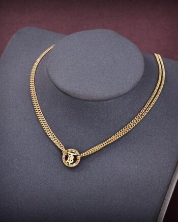 B Berry Nautical Knot B Pendant Necklace