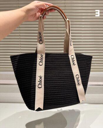 Chloee Wooden Basket Bag