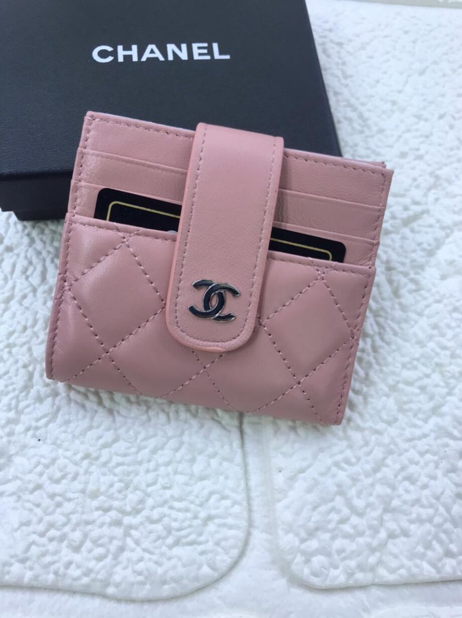 CC Flap Card Holder 19 in Pink color.