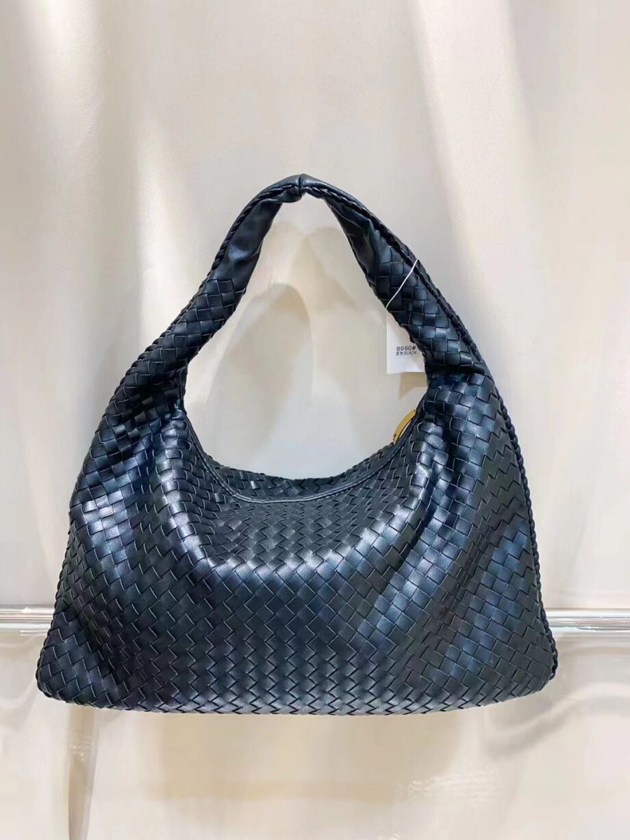 BV Hobo Bag | Slouchy crescent shape in Black.