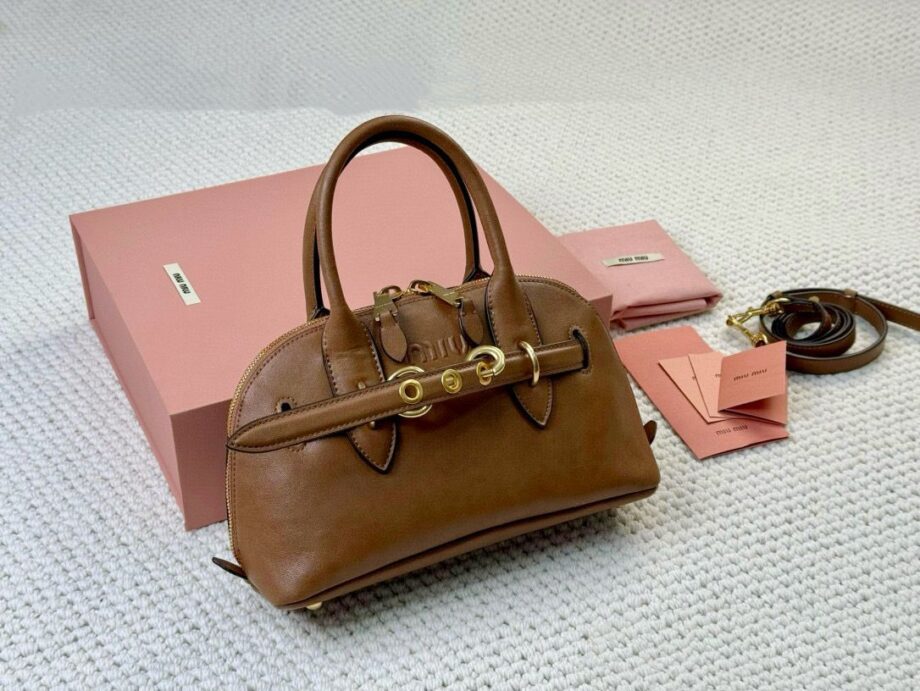 Mi Mi Aventure Nappa Leather Top-handle Bag.