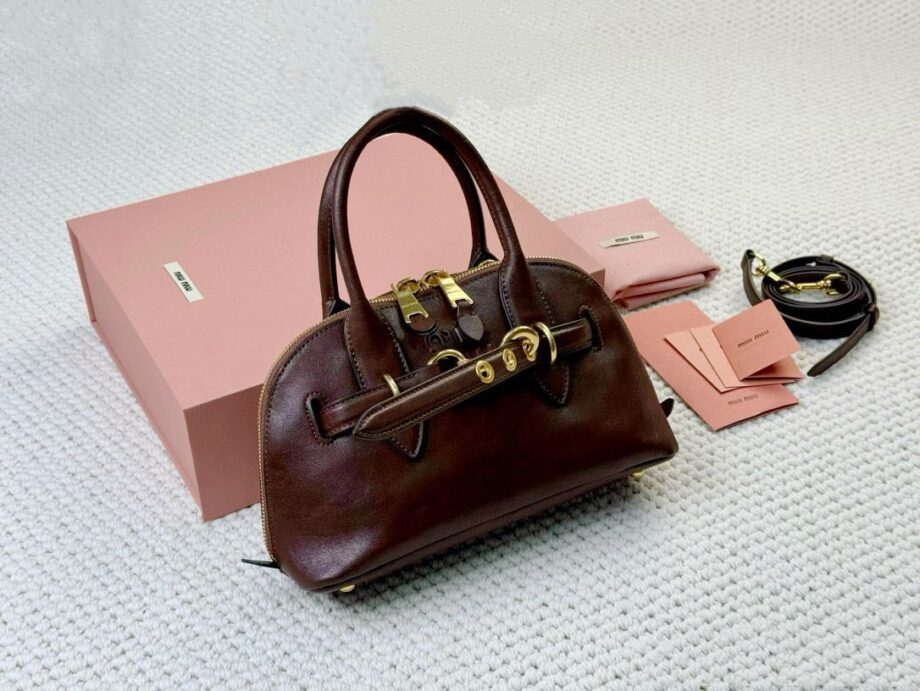 Mi Mi Aventure Nappa Leather Top-handle Bag.
