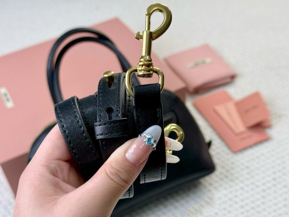 Mi Mi Aventure Nappa Leather Top-handle Bag.