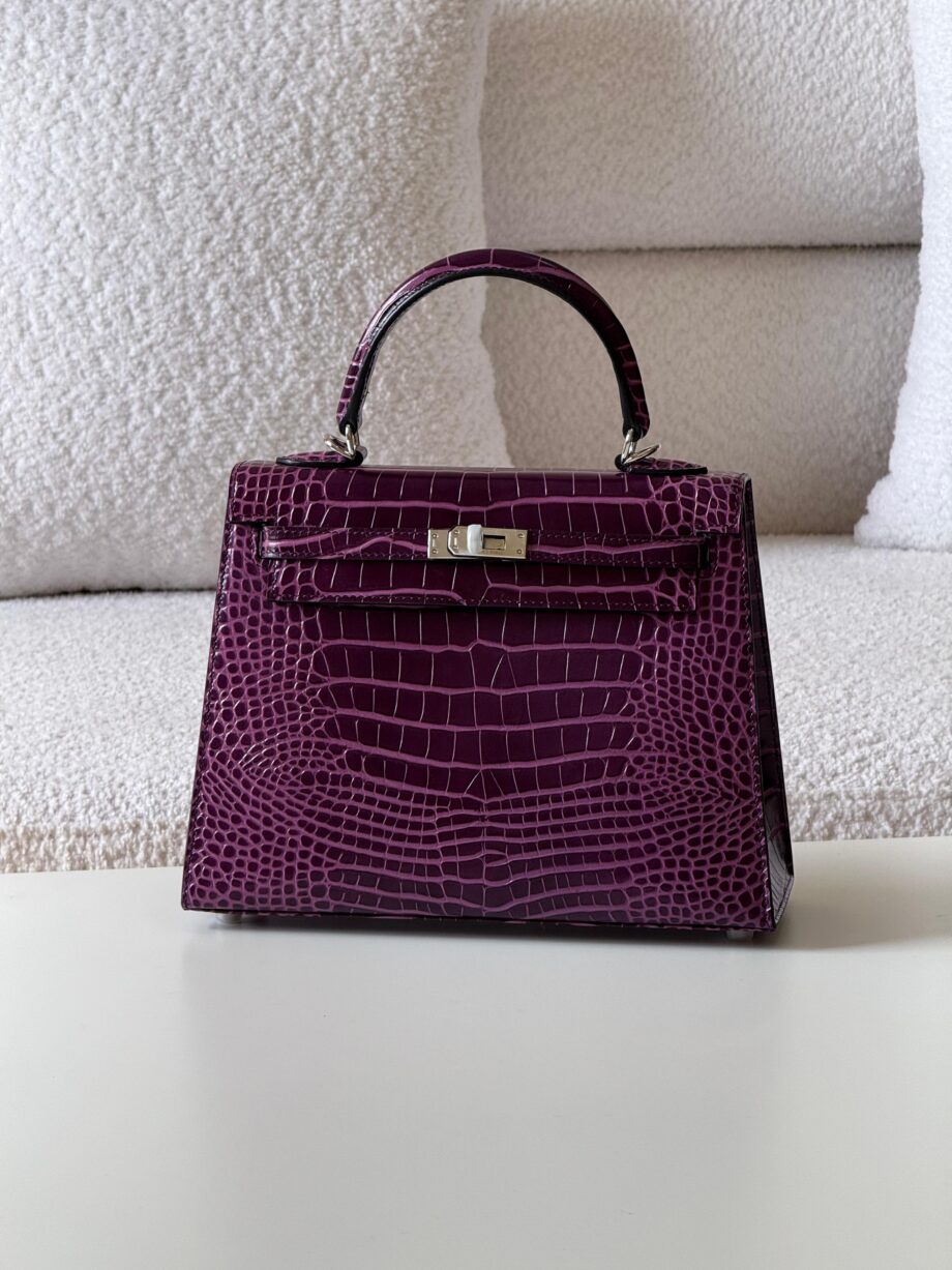 H high end version of Kelly | Crocodile Embossed Pattern.