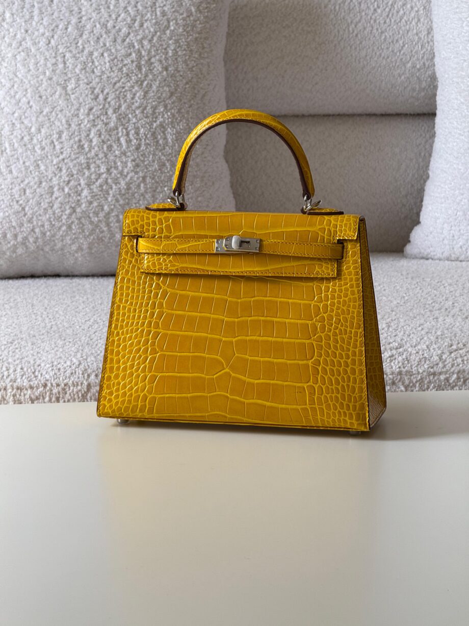 H high end version of Kelly | Crocodile Embossed Pattern.