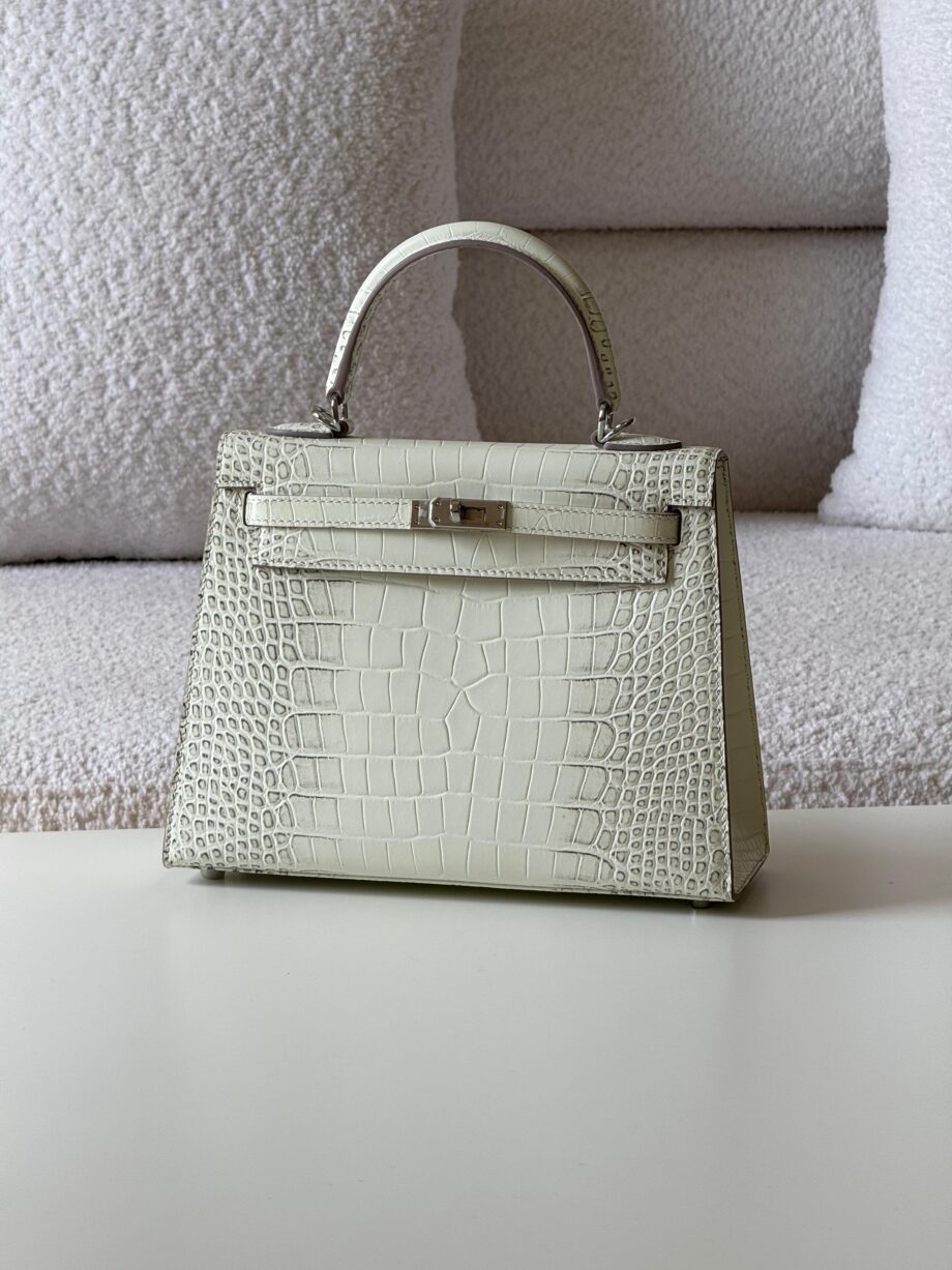 H high end version of Kelly | Crocodile Embossed Pattern.