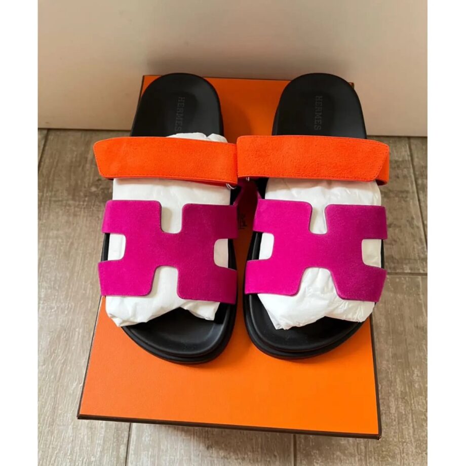 H Chypre sandals (pink and orange)