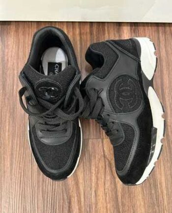 CC Tweed Sneakers Black