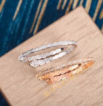 Bvl Serpenti Viper One-Coil bracelet.