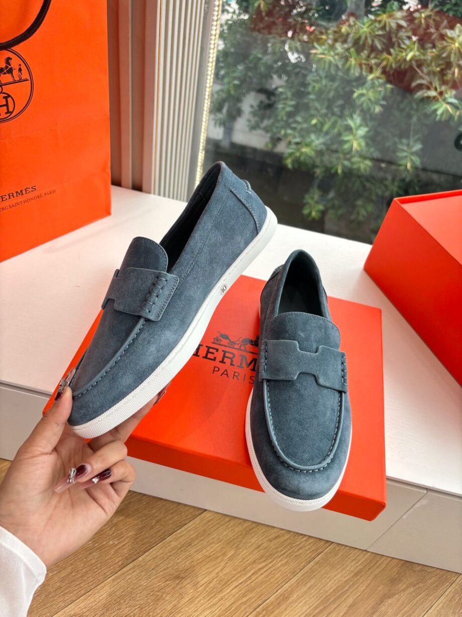 H Job Loafers. (Grey/Blue)