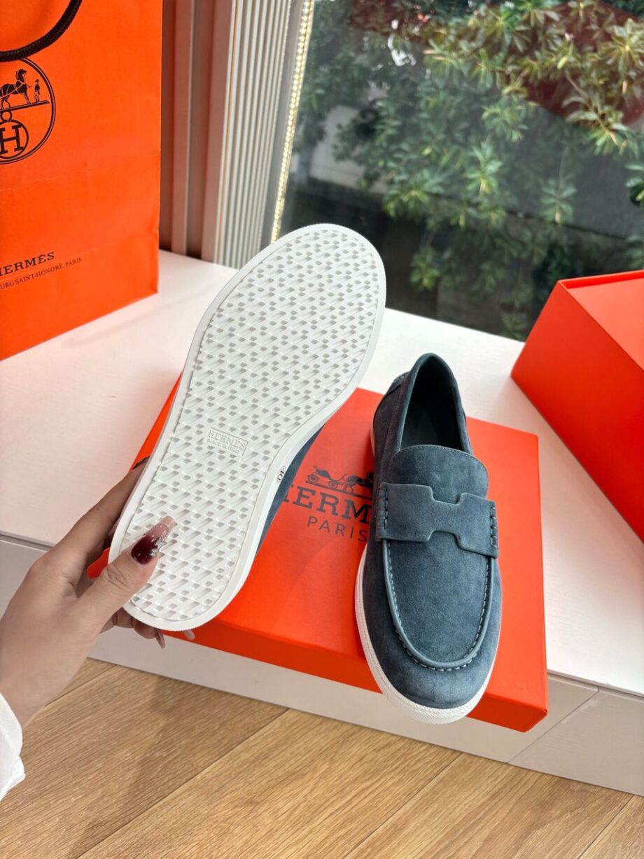 H Job Loafers. (Grey/Blue)