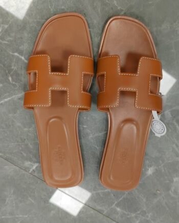 H Brown Sandal in size 39| Master Quality