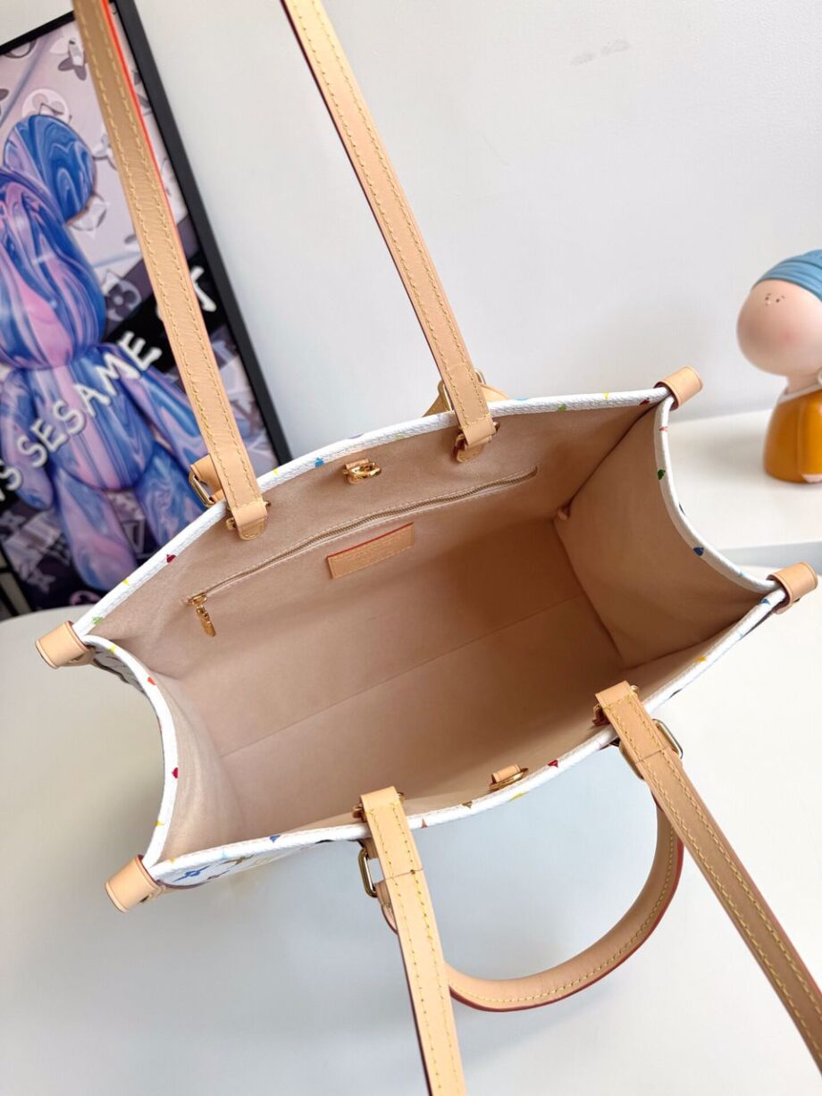 Louis Vuitton x Takashi Murakami OnTheGo MM White Multicolored
