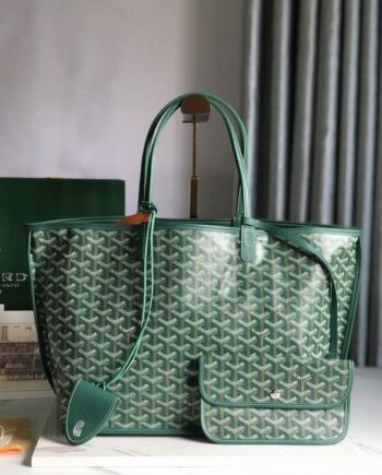 Goy Saint Louis GM Tote Bag In Green | 30x25x14
