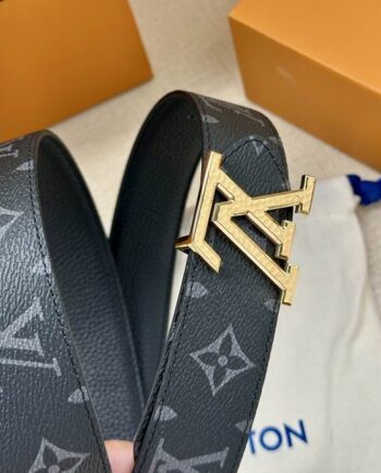 Loui Initiales 40mm Reversible Monogram Eclipse Belt.