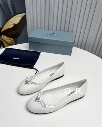 Prad Women's Ballet Flats. Nappa lambskin leather.