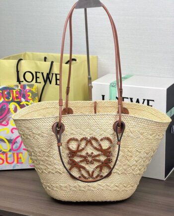 Loe  x Paula's Ibiza Anagram Basket Bag.