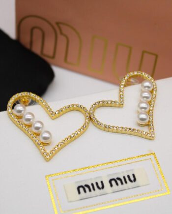 MM heart shaped earings.