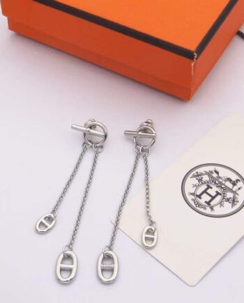 H Chaine d'Ancre earings | Silver.