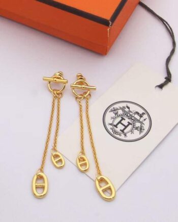 H Chaine d'Ancre earings | gold.