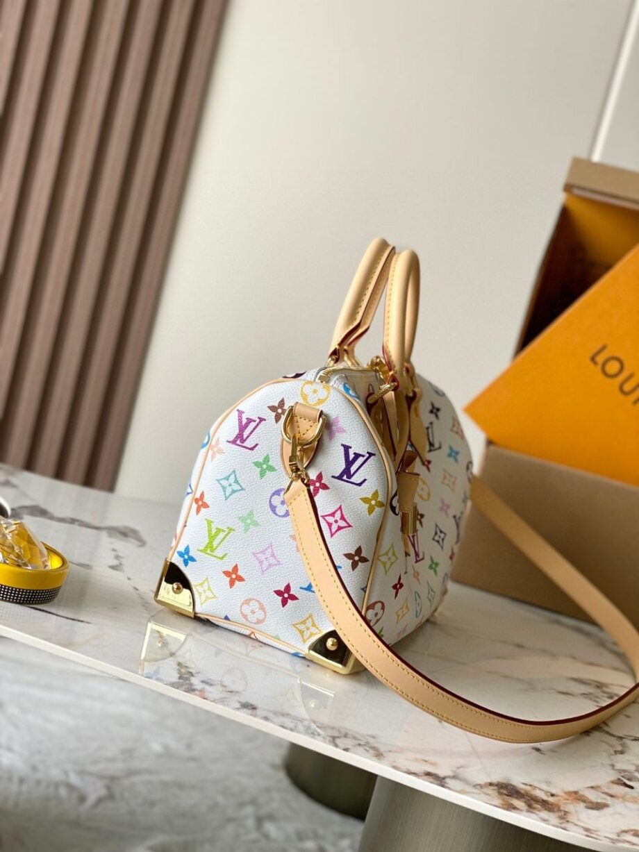 Loiu Takashi Murakami Speedy Bandouliere 25 | Multicolor Pattern.