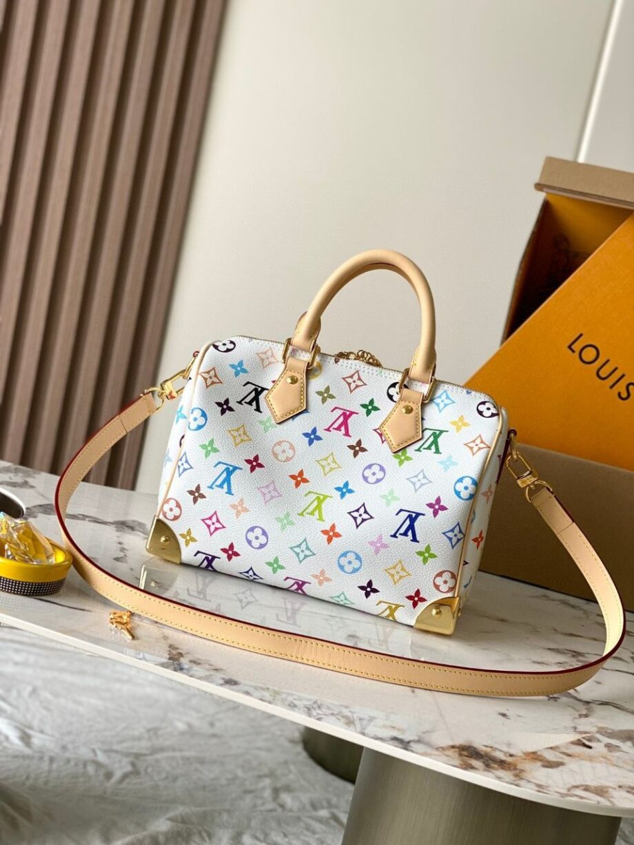 Loiu Takashi Murakami Speedy Bandouliere 25 | Multicolor Pattern.
