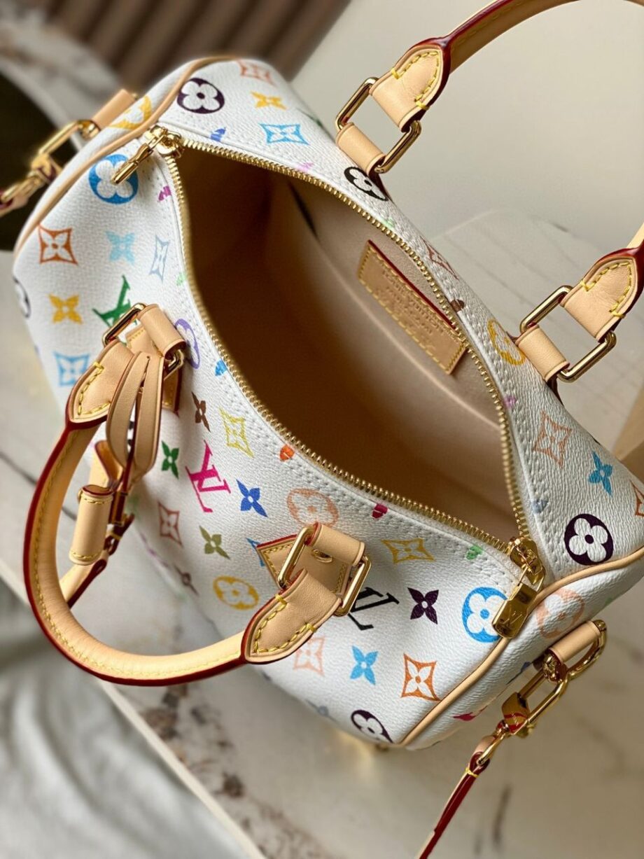 Loiu Takashi Murakami Speedy Bandouliere 25 | Multicolor Pattern.