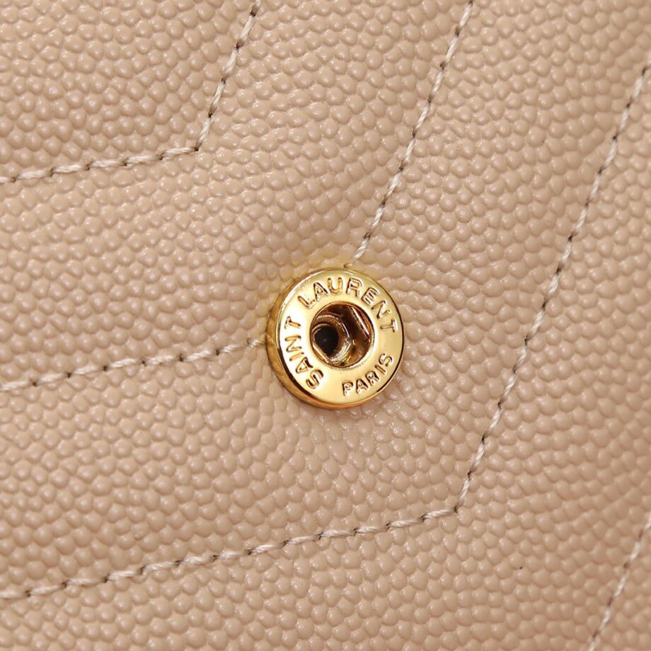 YS Envelope Chain Wallet | Beige.
