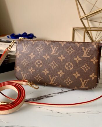 Loiu Pouch Damier Ebene |signature Monogram Pattern.