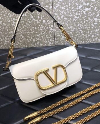Vālēntīnō Garavani Locò Small Shoulder Bag Ivory