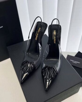 Y-S-L Slingback Pumps Black