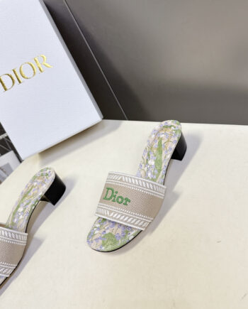 Dīōr Dway Heeled Slide