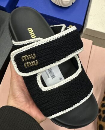 Mìū Mìü Crochet Sandals