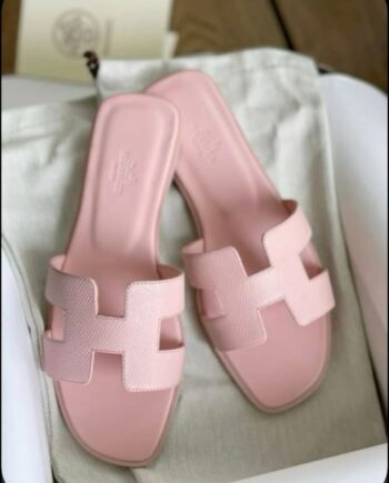Hērmēs Oran Sandals Light Pink